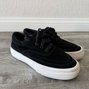 AllSaints Bella Black Low Sneakers